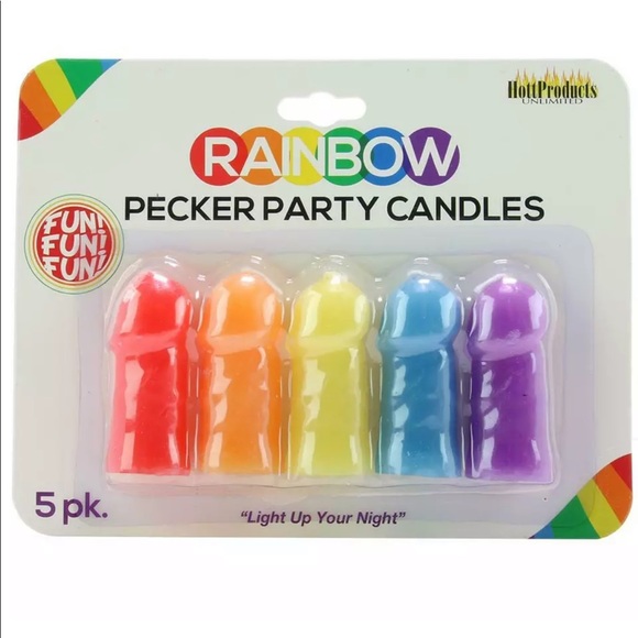 hott rainbow Other - Party Candles